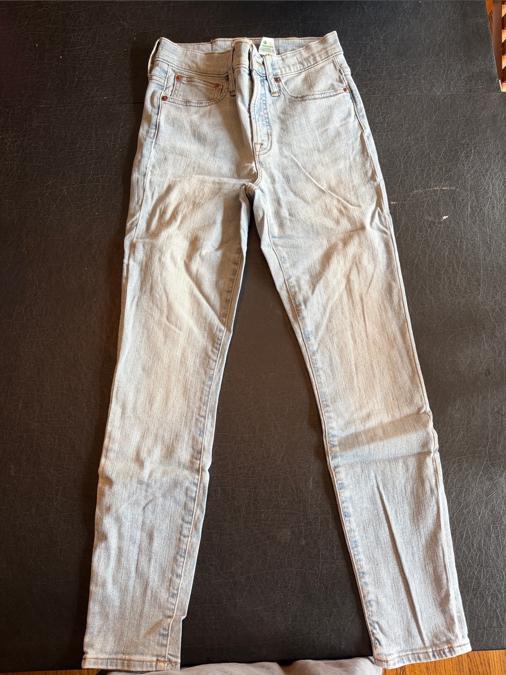J. Crew Skinny Jeans in Light Blue Wash